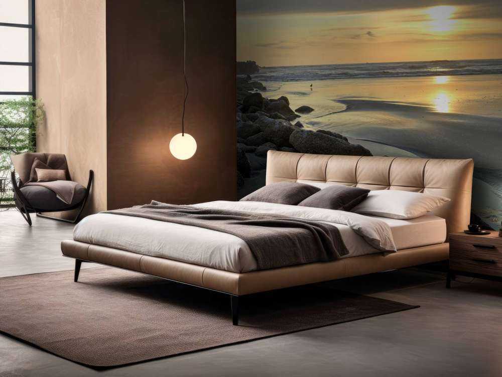 Coucher de soleil sur une plage