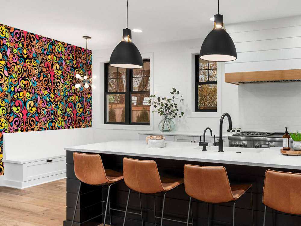 Figures abstraites colorées