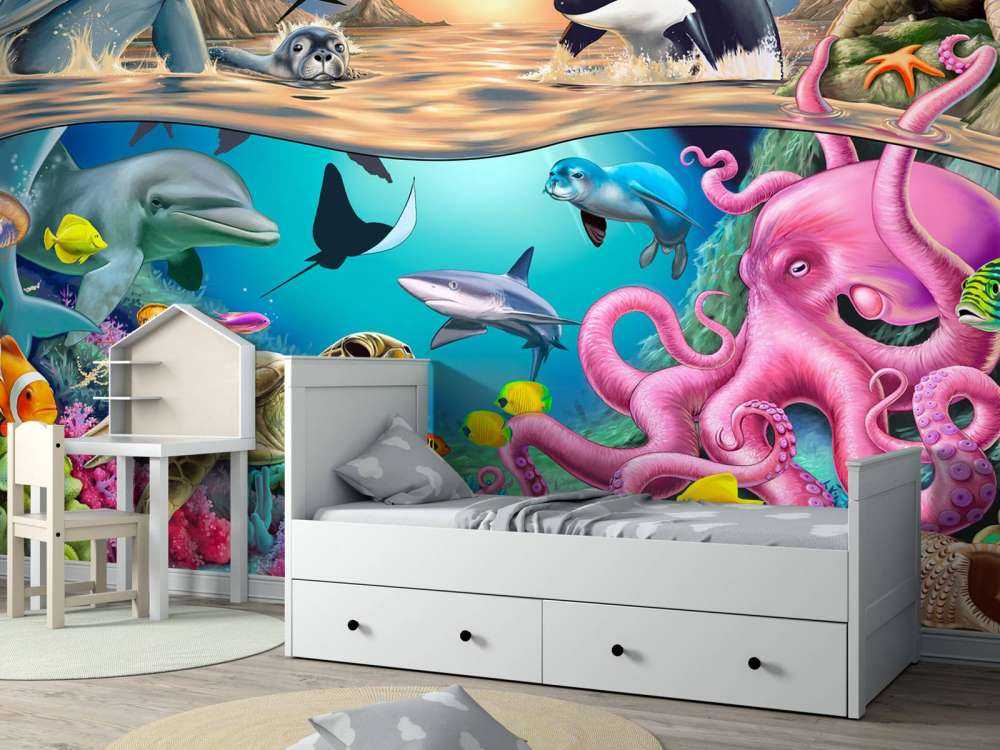 Under and over the sea