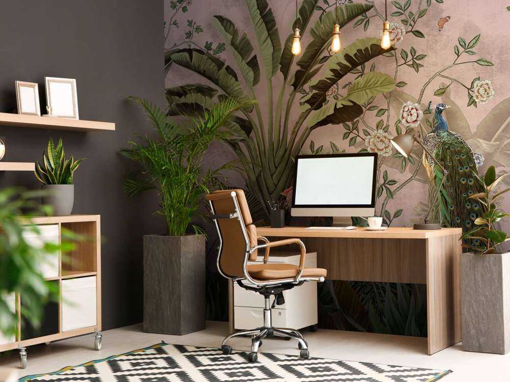 Paon dans la Beauté Tropicale