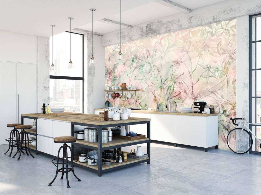 Mirage d'orchidées en pastels doux