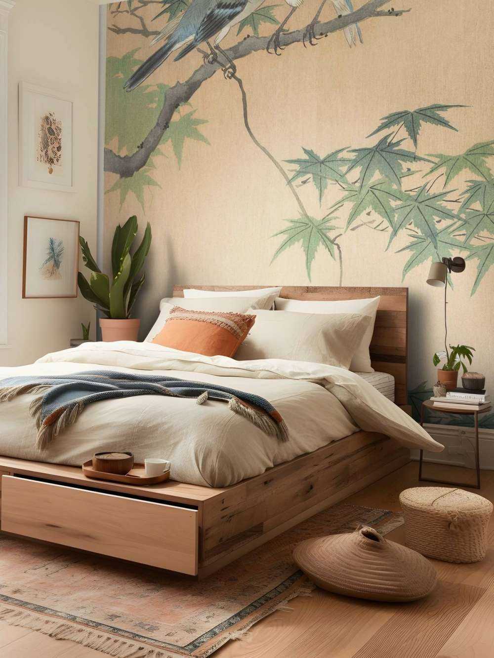 Lolos sur branche d'érable