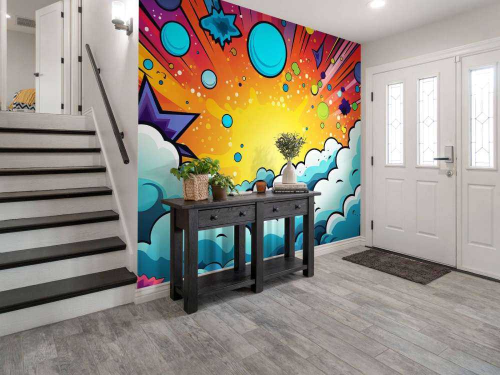 Explosion cosmique de couleurs