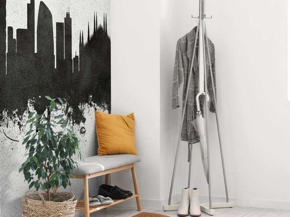 Aquarelle skyline, Milan