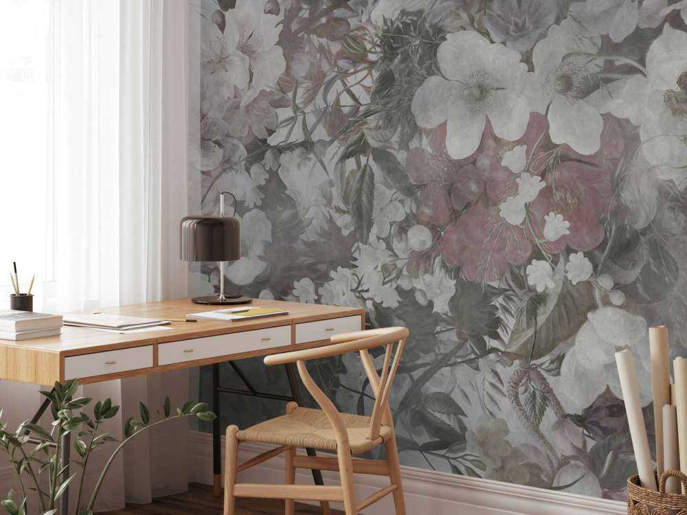 Fleur de Pommier et Anémones