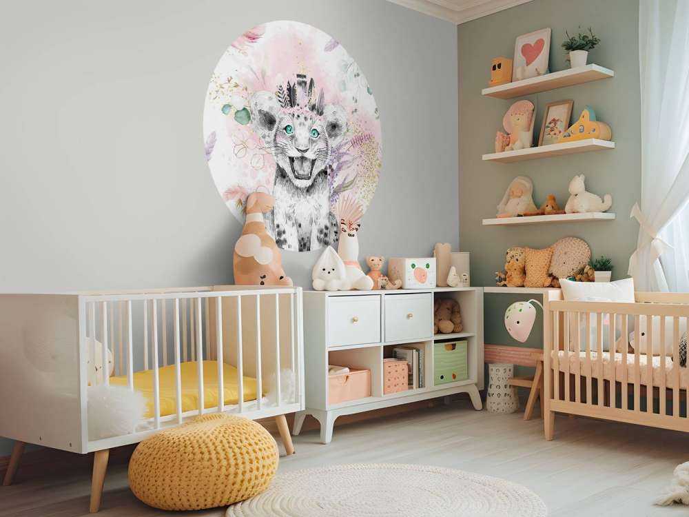 Lionne forêt féérique