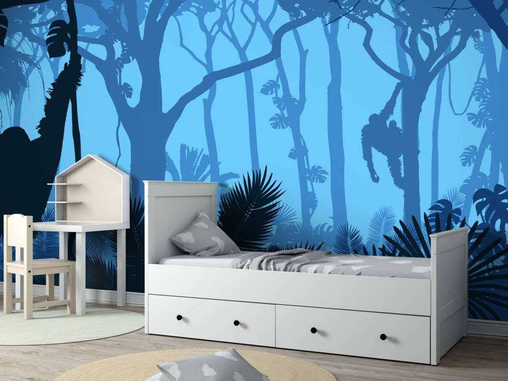 Singes dans la jungle