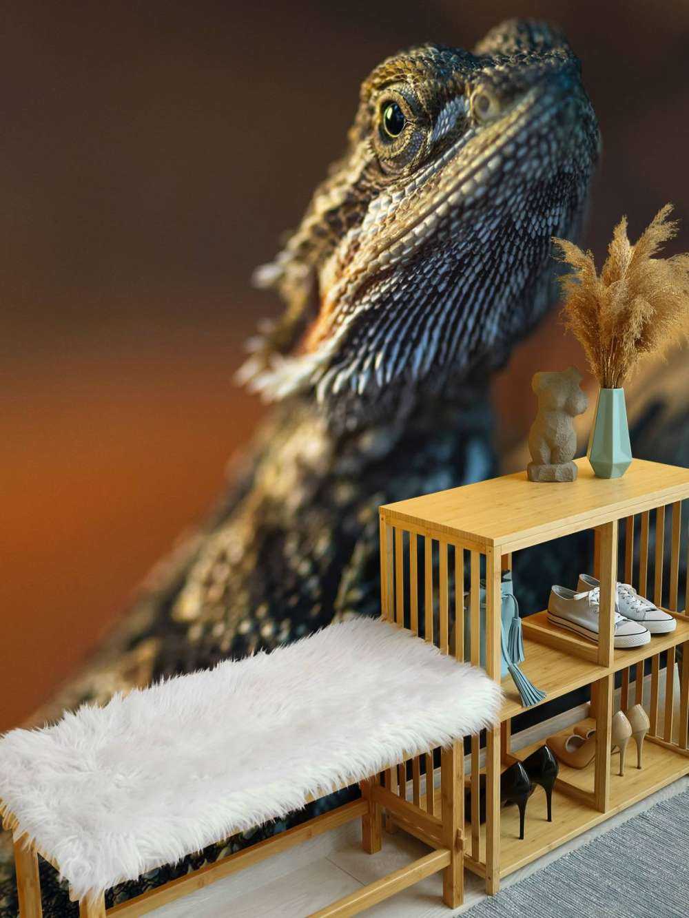 Gros plan d'un caméléon