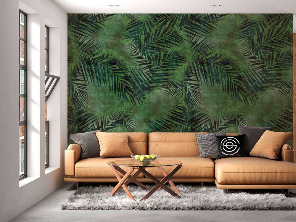 Feuilles vertes tropicales