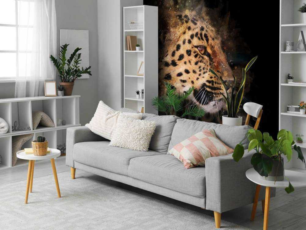 Peinture d'un léopard