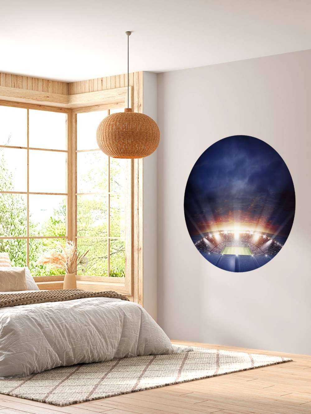 Le stade vu d'en haut