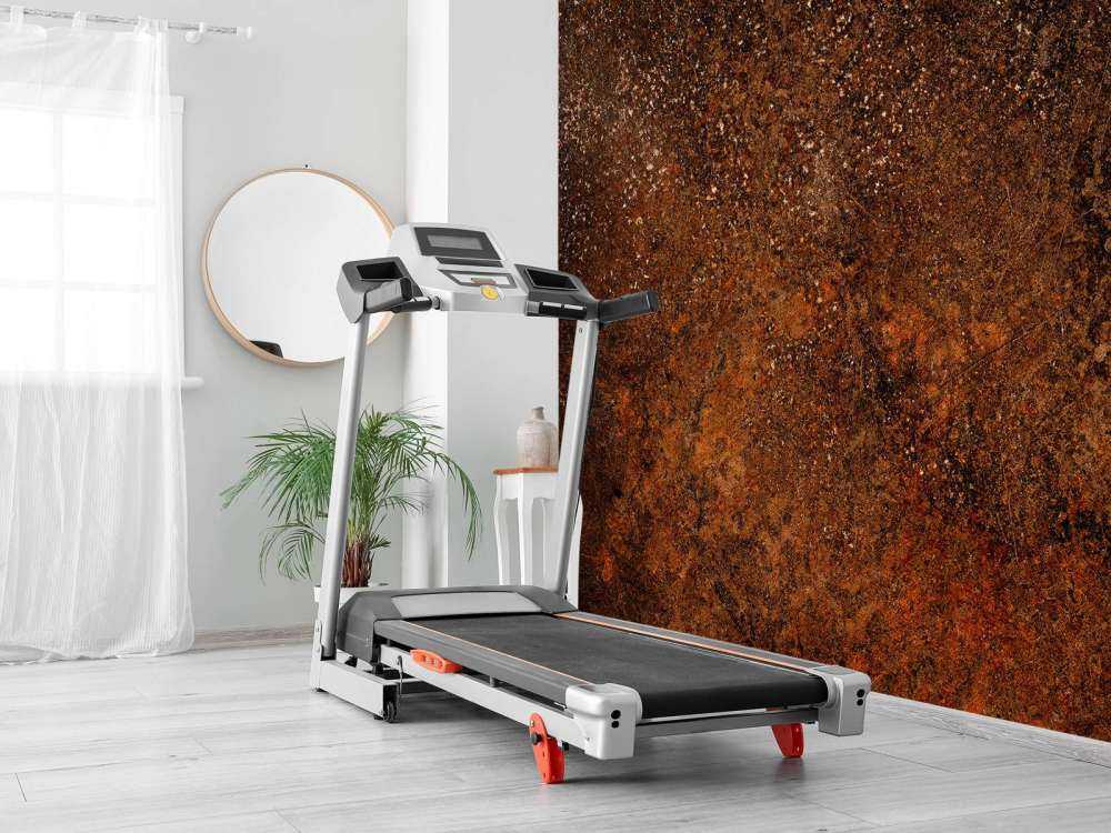 Structure brune rouillée