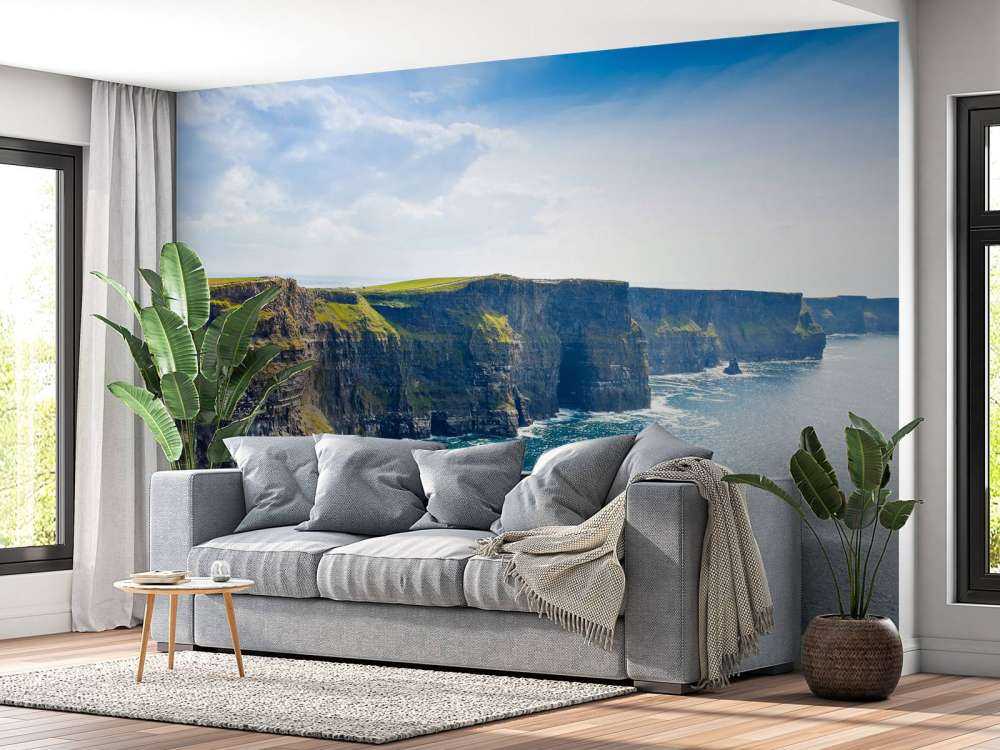 Falaise le long de la côte