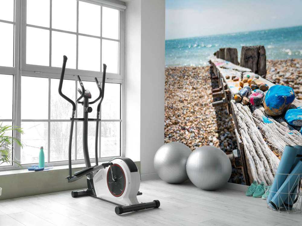 Plage avec des pierres