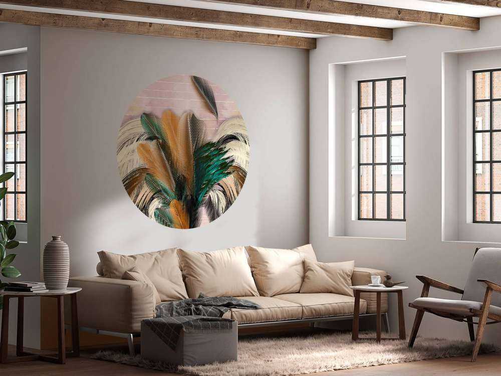 Plumes en forme de fleur