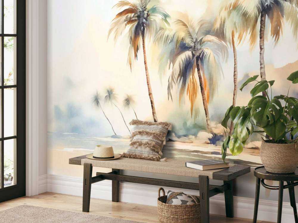 Serene tropical island summer escape