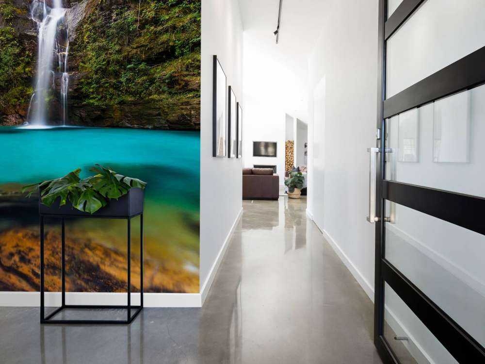 Chute d'eau turquoise