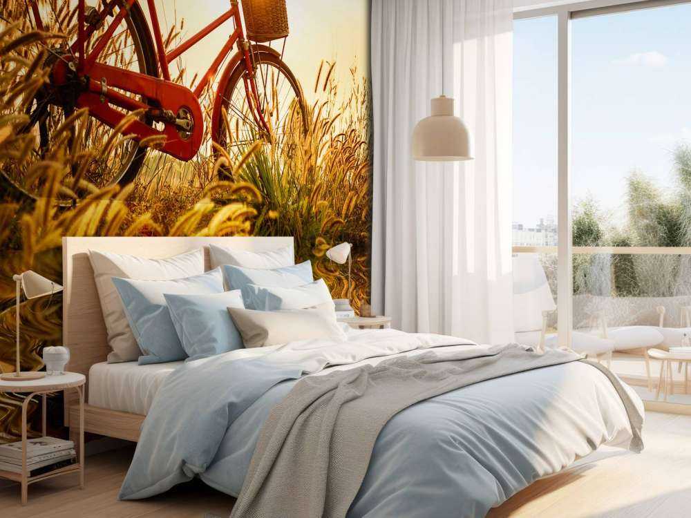 Vélo coucher du soleil