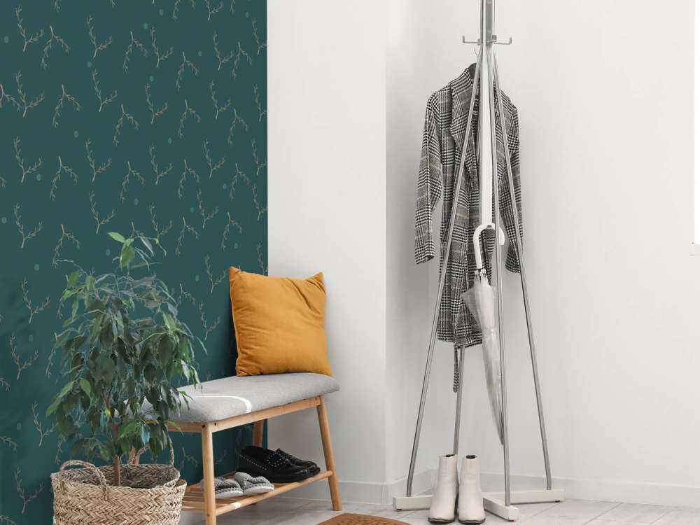 Motif de branches beu canard