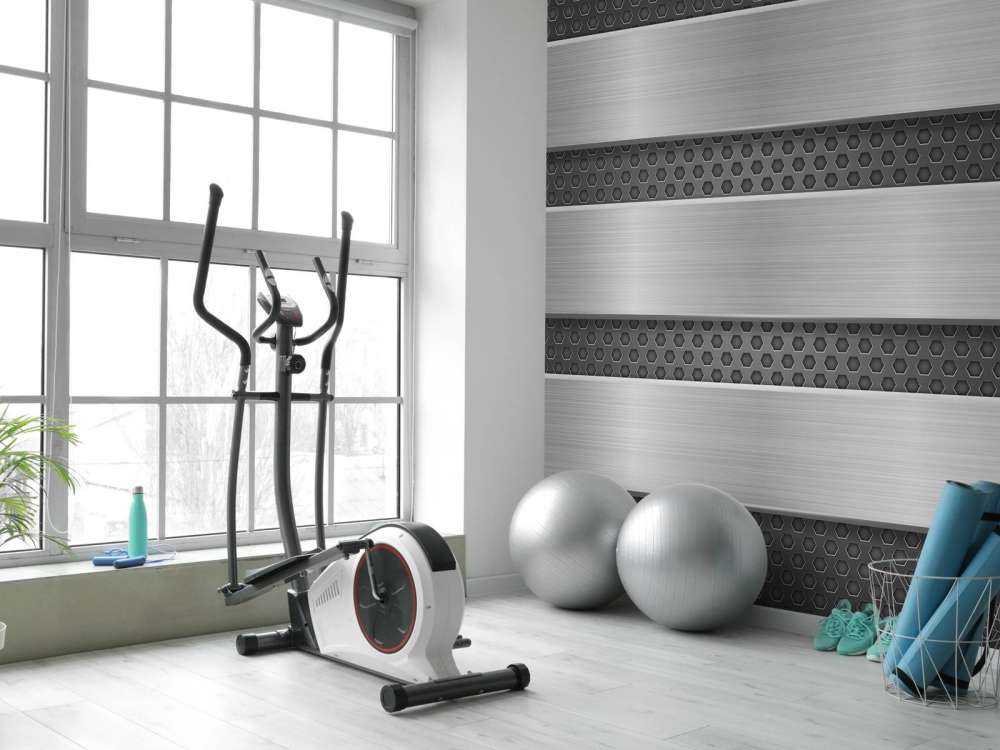 Fond métallique avec plaques