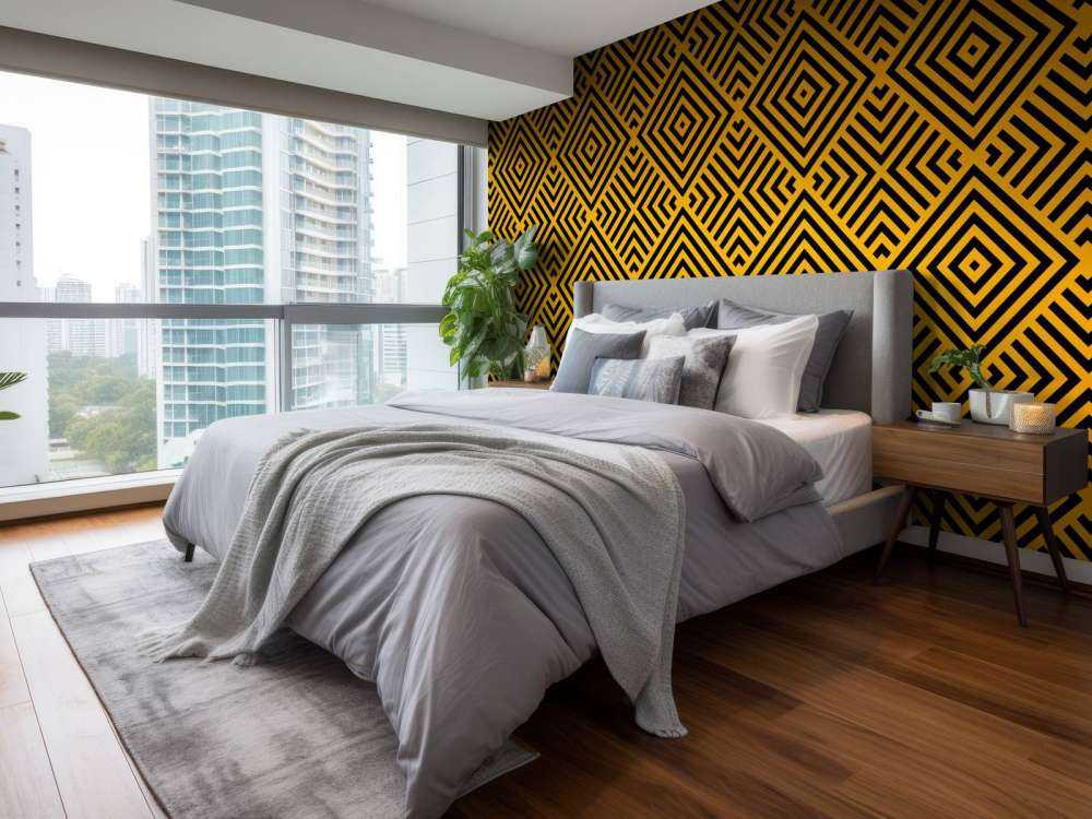 Art déco noir et or