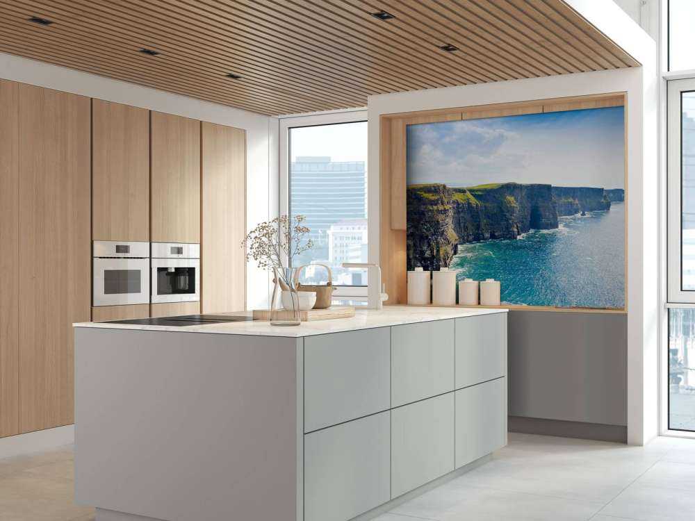 Falaise le long de la côte