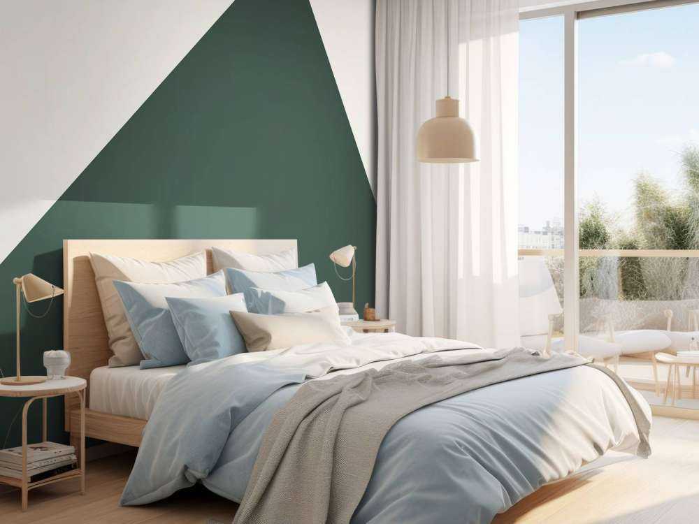 Triangle, vert foncé