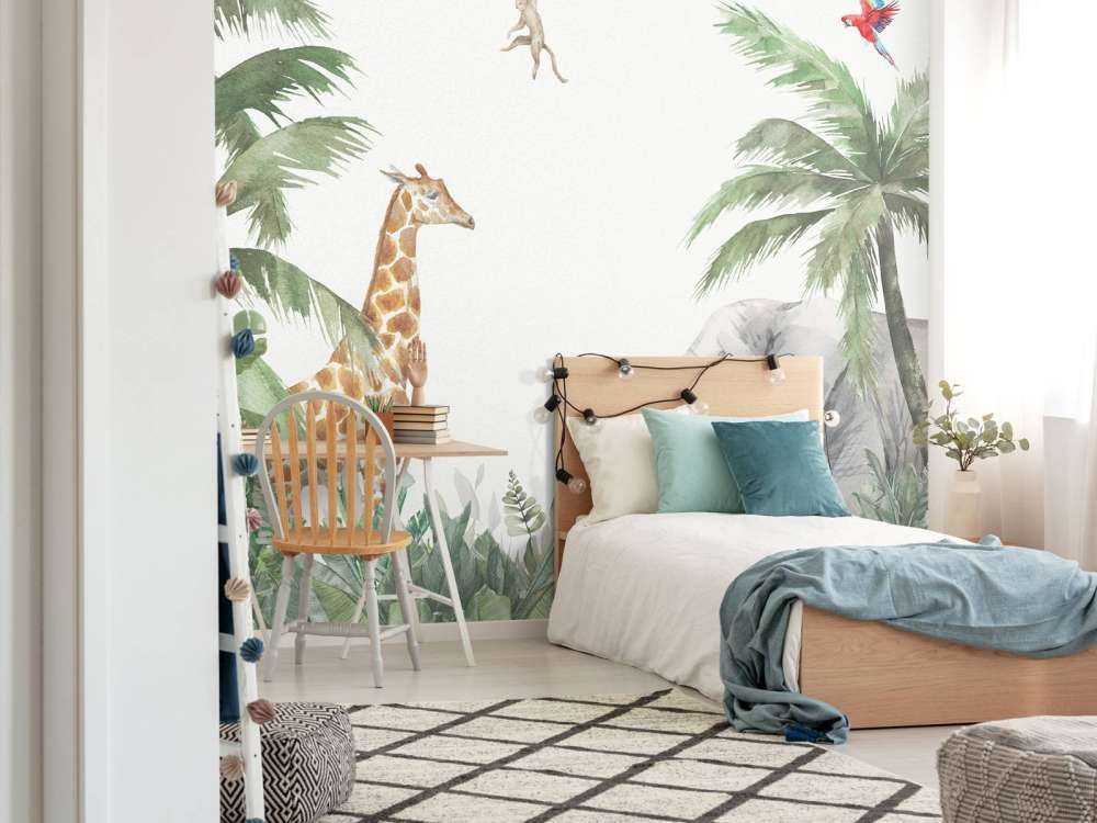 Animaux de la jungle coloré