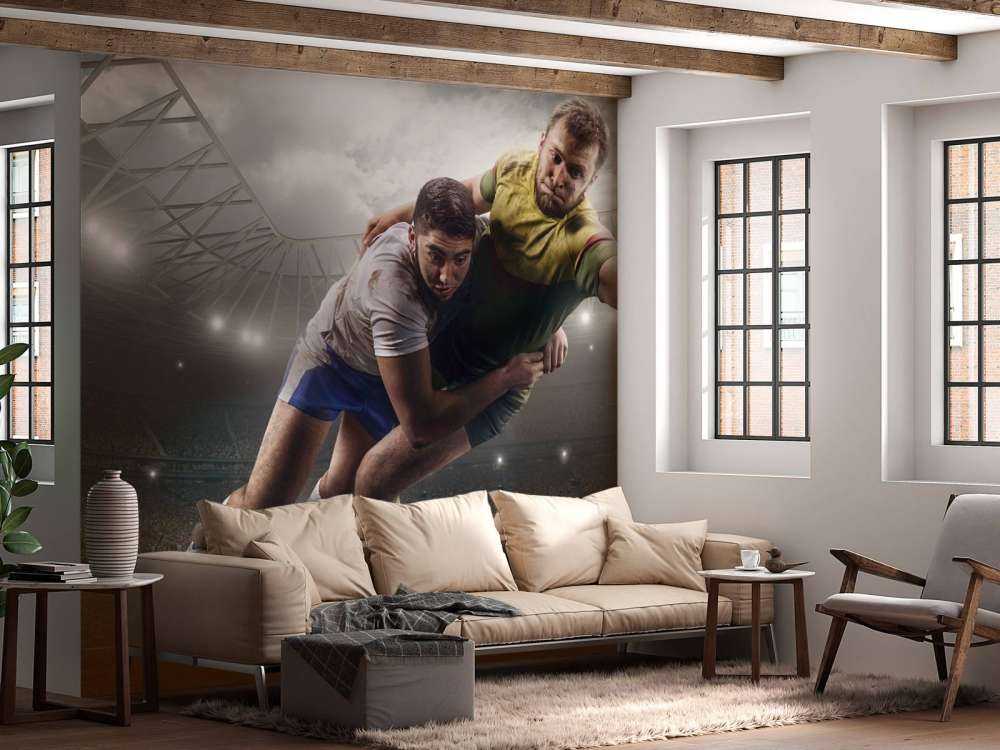 Les joueurs de rugby