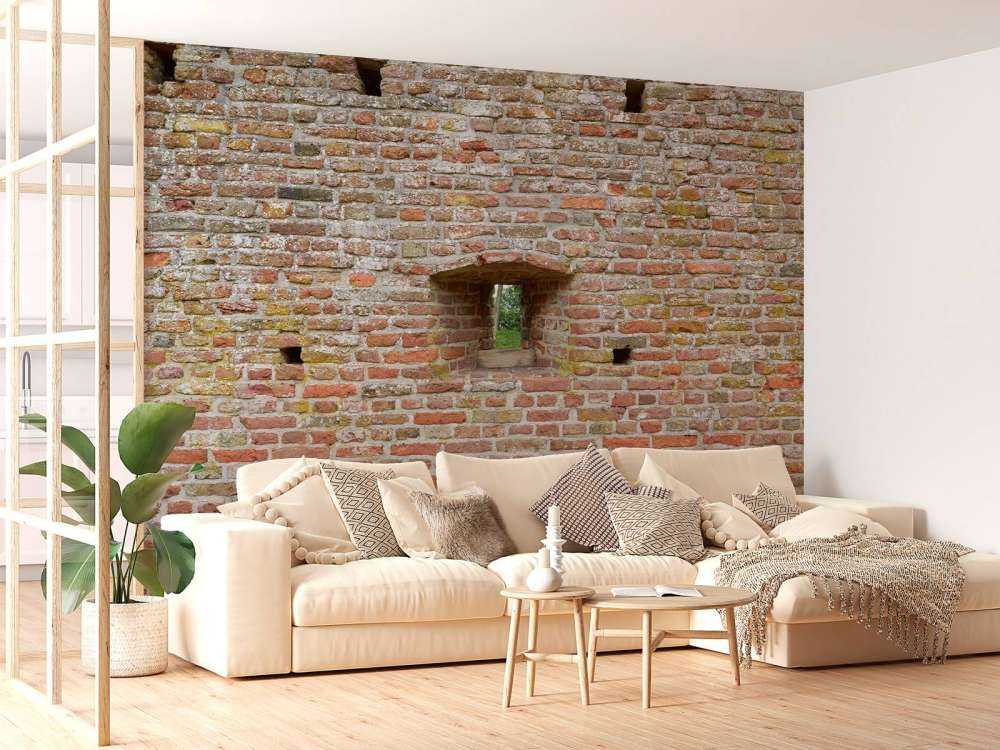 Mur de la ville avec vue à travers