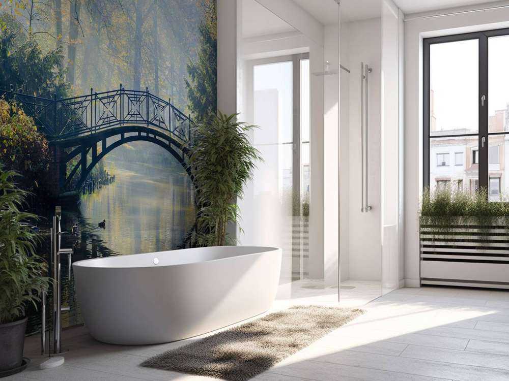 Vieux pont en automne