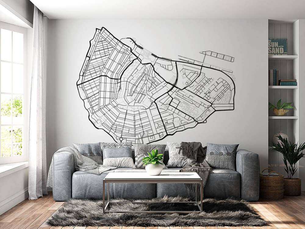 Carte unique d'Amsterdam