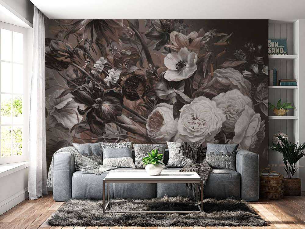 Grand bouquet crème