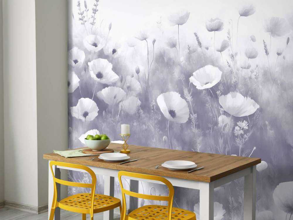 Danse de fleurs sauvages - violet