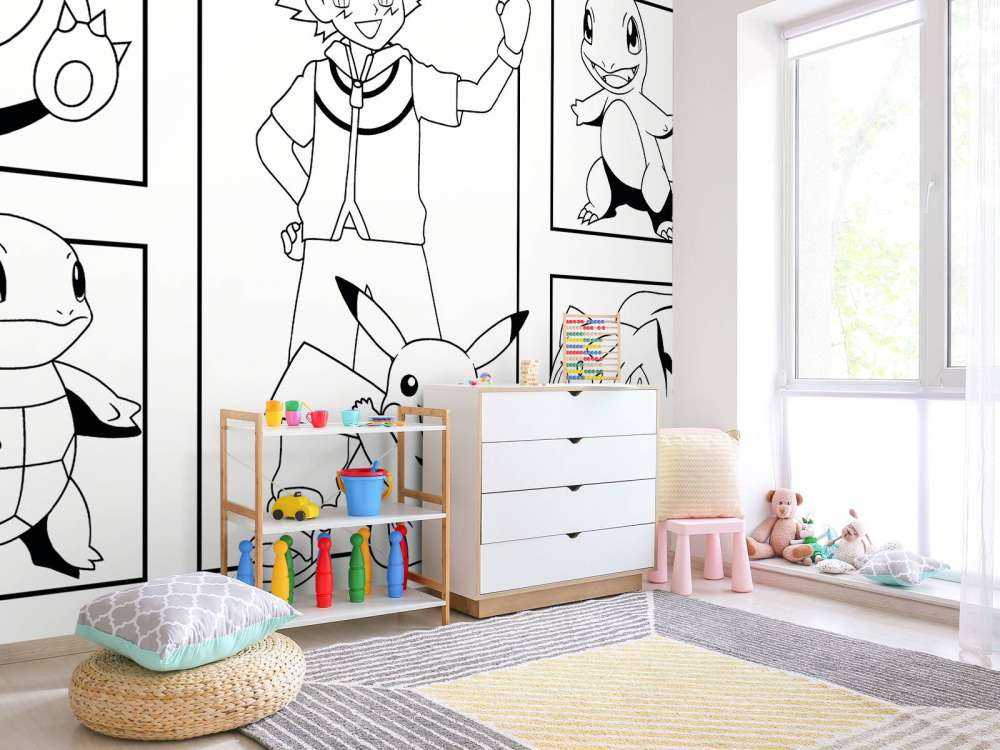 Équipe d'amis de feu et d'éclair