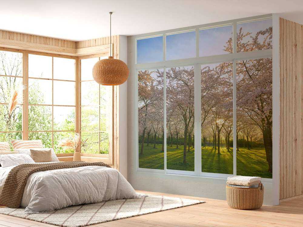 Bloesempark au soleil de printemps