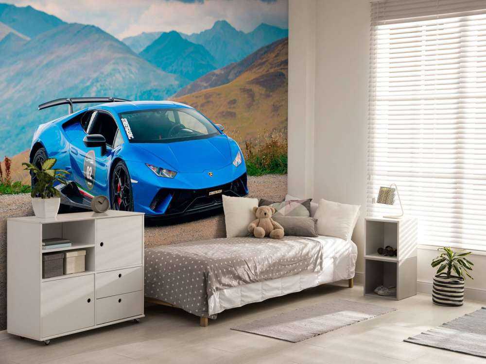 Lamborghini Huracán STO dans les montagnes