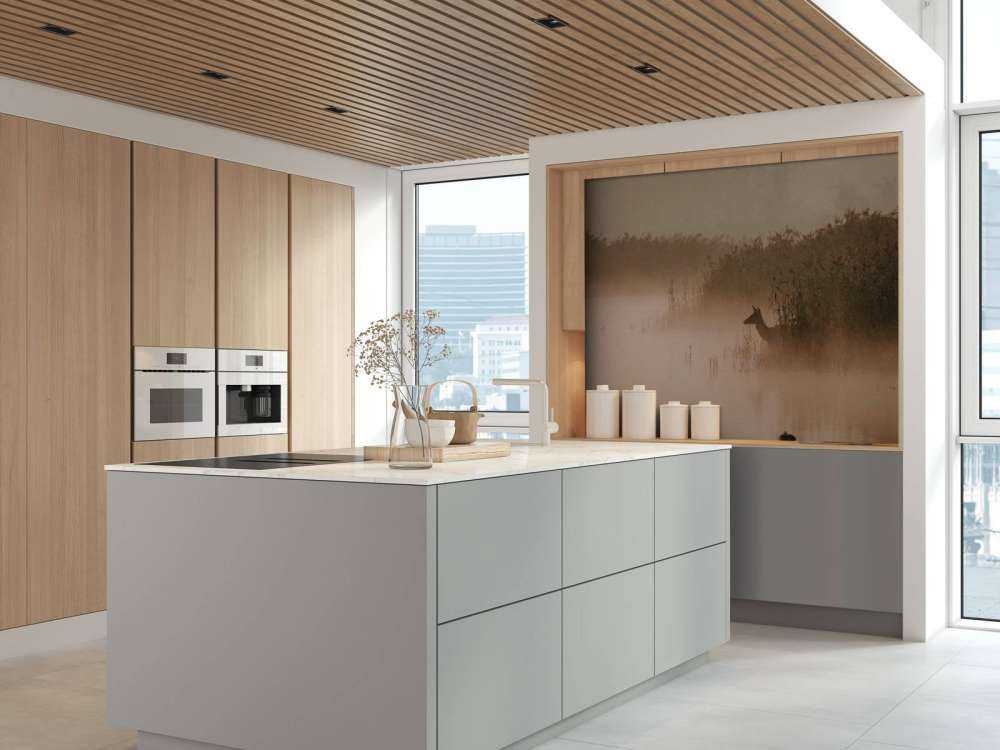 Ree dans la brume du matin