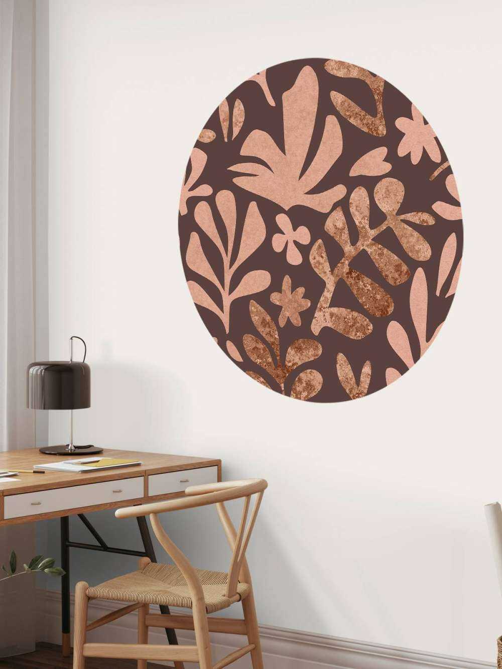 Mousse moka aux formes de feuillage inspirée de Matisse