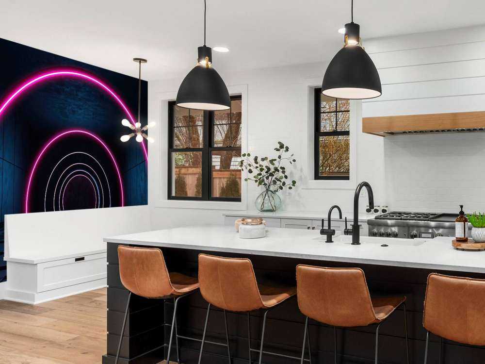 Couloir moderne et futuriste