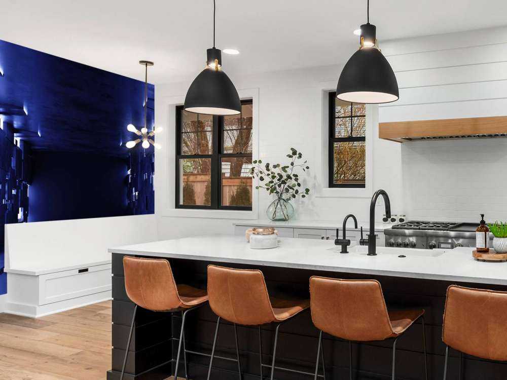 Chambre moderne et futuriste