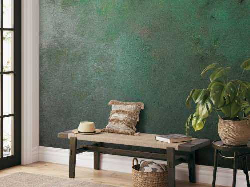 Acier teinté vert