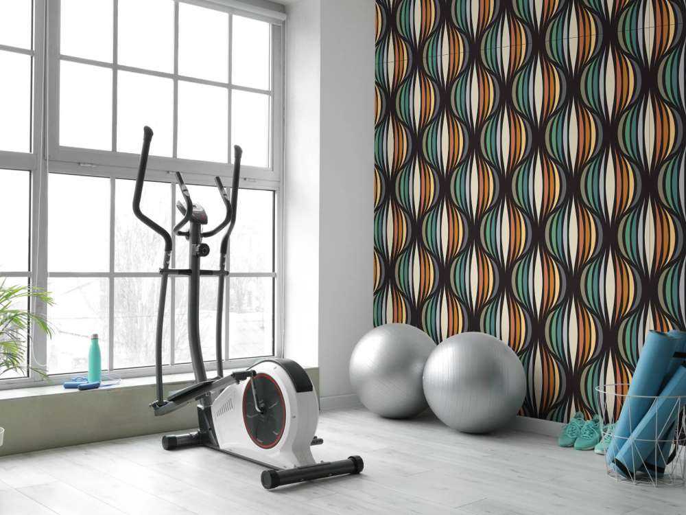 Motif de style rétro