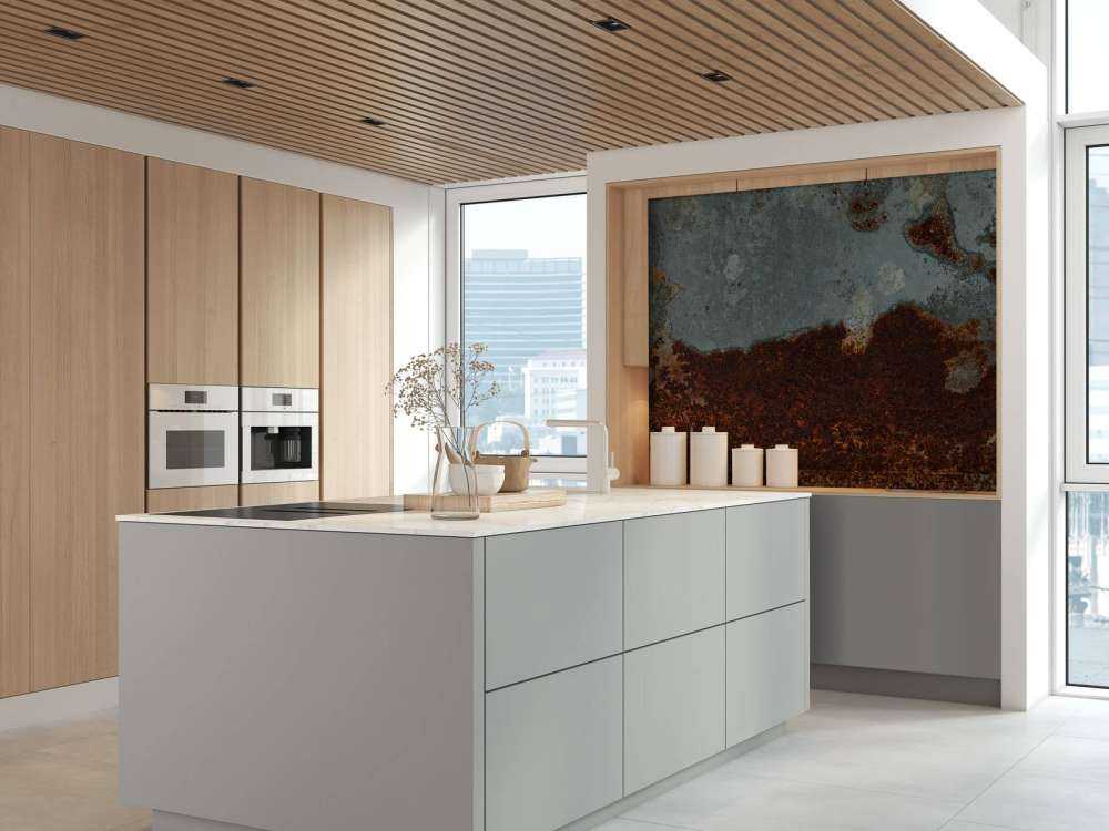 Structure rouillée métal