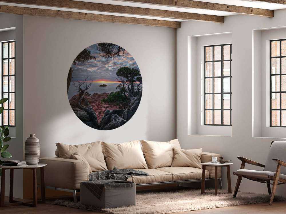 Frame around the sun