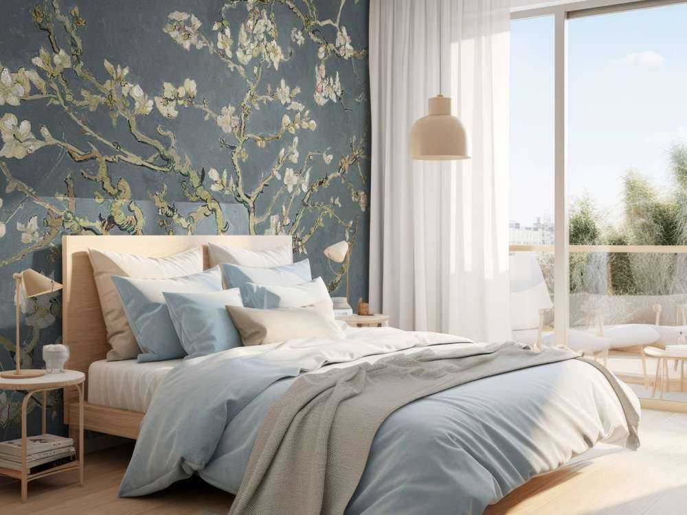 Fleur d'amandier en fleur