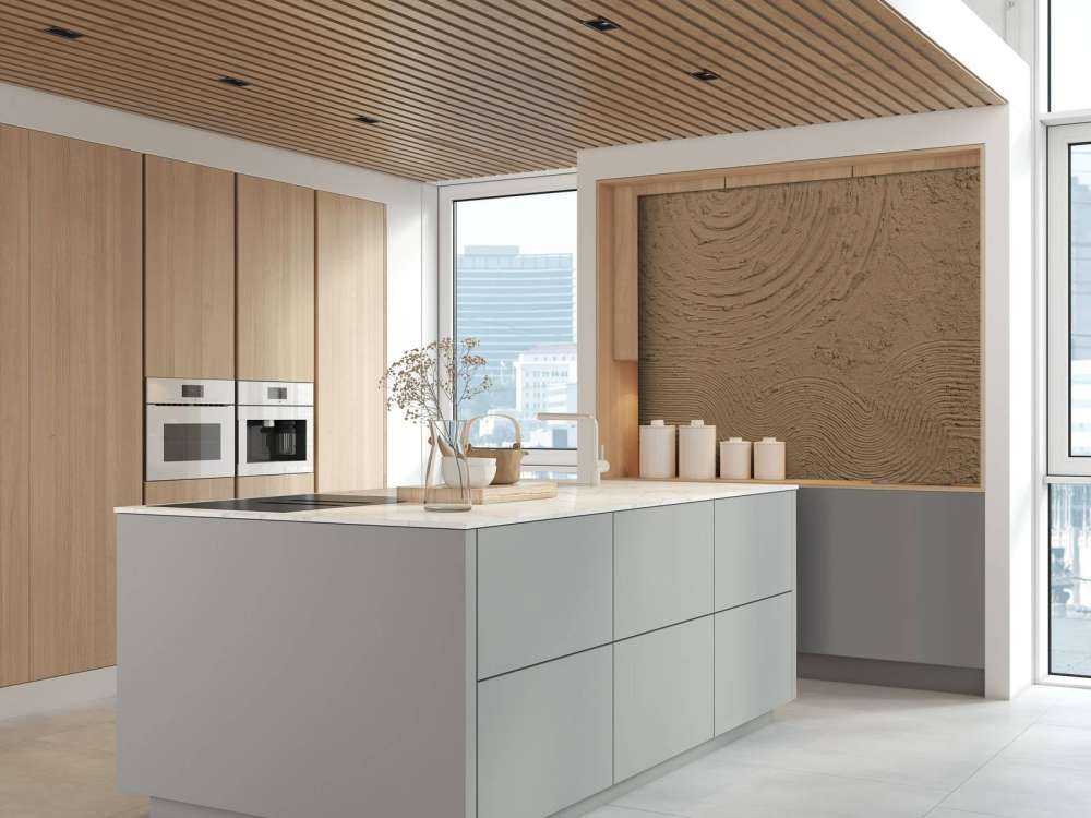 Formes et lignes organiques en brun doré