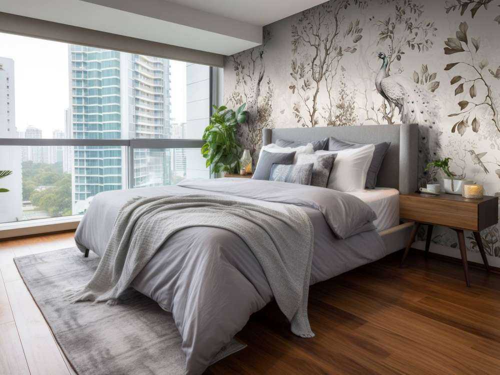 Paons dans la Sérénité Pastorale