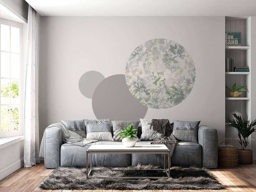 Symphonie de jardin en vert foncé