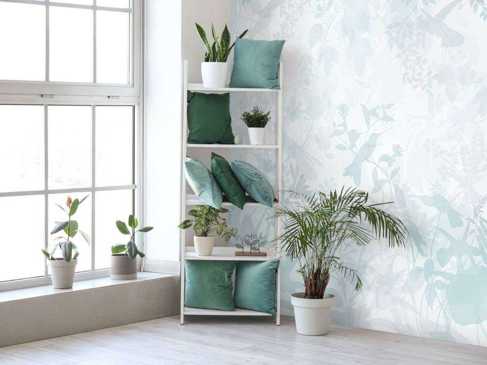 Symphonie de jardin en bleu